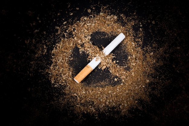 No Tobacco Day poster for say no smoking concept