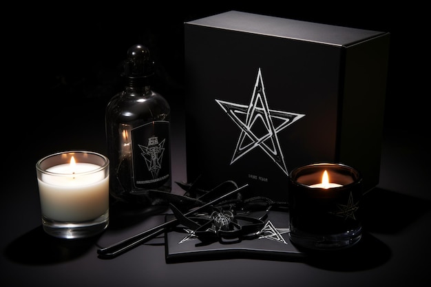 Nocturnal Nirvana Black Open Gift Box photo