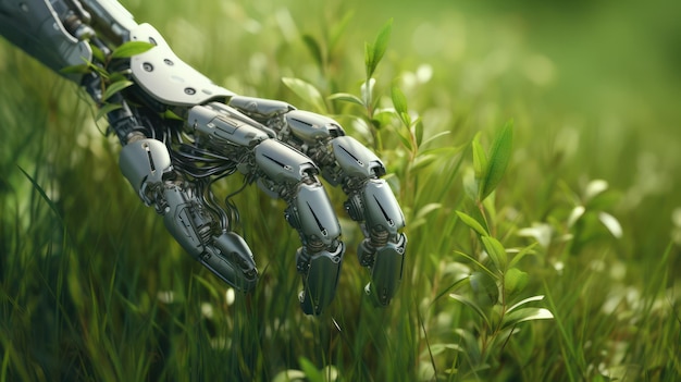 nonhumanoid nano robot HD 8K wallpaper Stock Photographic Image