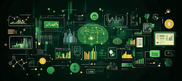 Photo nonprofit financial management ai depicted poster where artificial intelligence ensures transparency