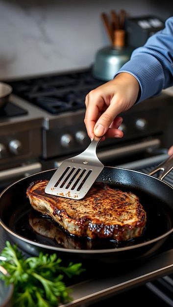 NonStick Utensils Next to Stylish Coffee Maker