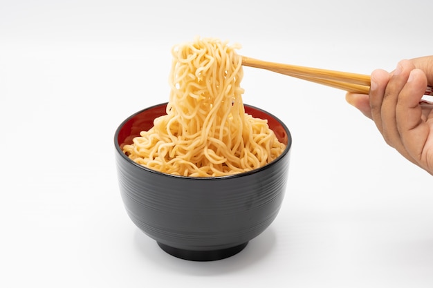 Noodle in a bowl