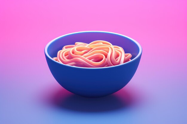 Noodle food bowl spaghetti