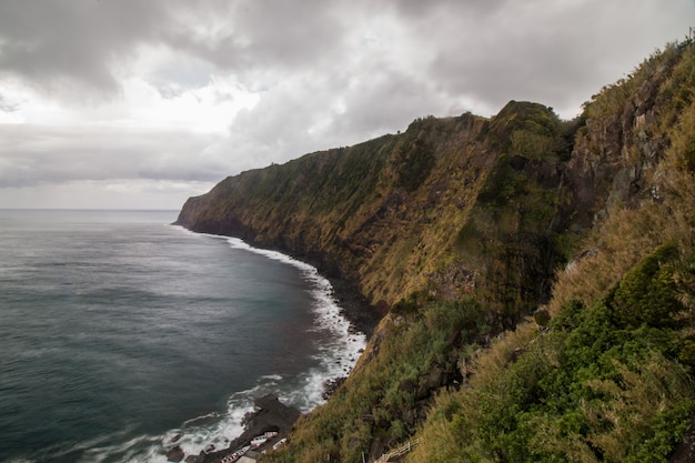 Nordeste coastline in Azores