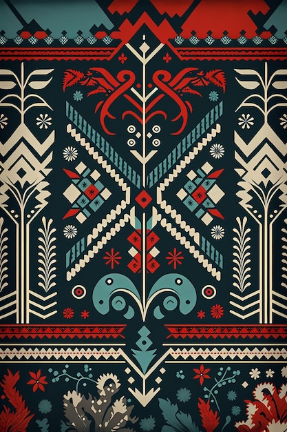 nordic pattern Illustration Design