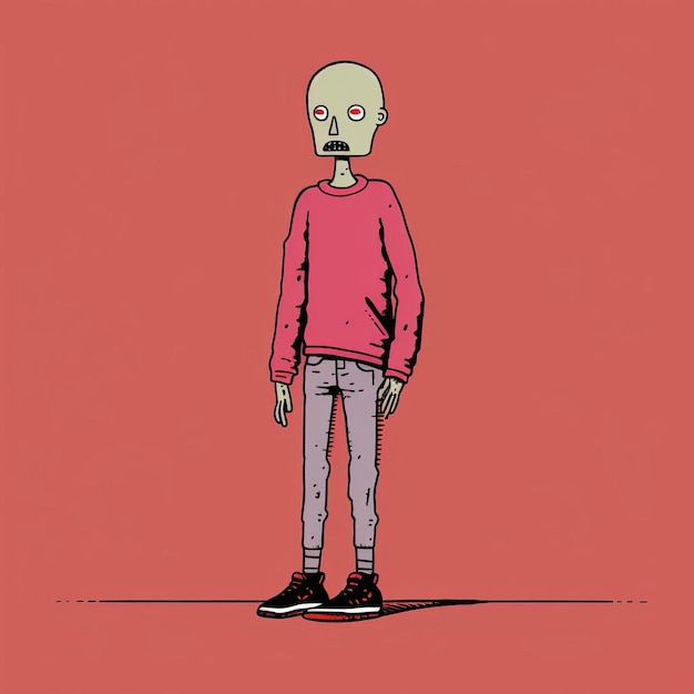 Normcore Zombie A Satirical Illustration By Jean Jullien