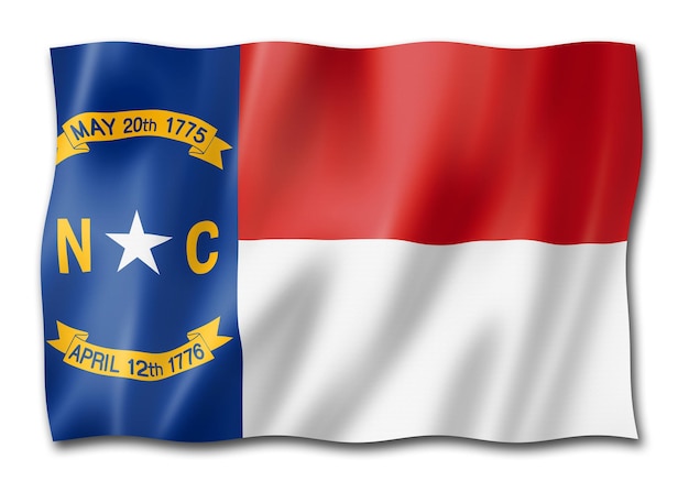 North Carolina flag USA