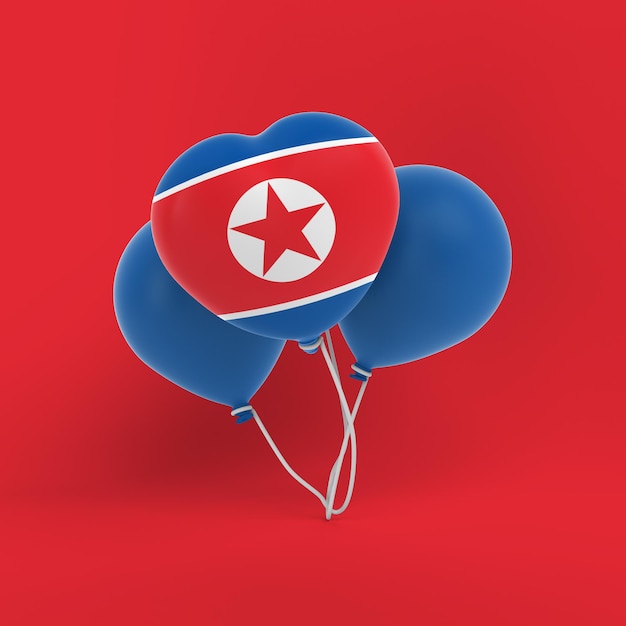 Photo north korea balloons