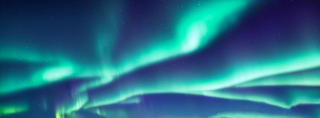 Northern Lights Aurora borealis with starry in the night sky. Gaming RPG abstract background