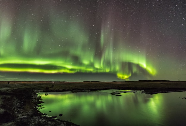 Northern Lights on Cold Icelandic Nights 