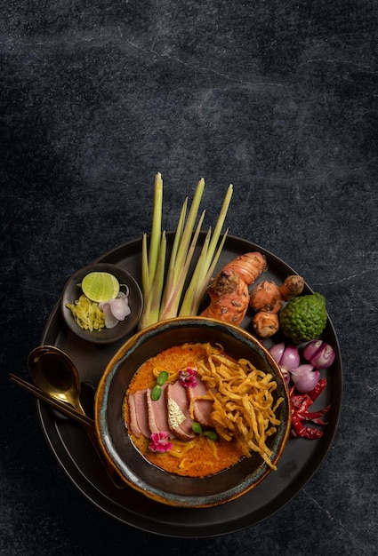 Northern Thai food Khao Soi