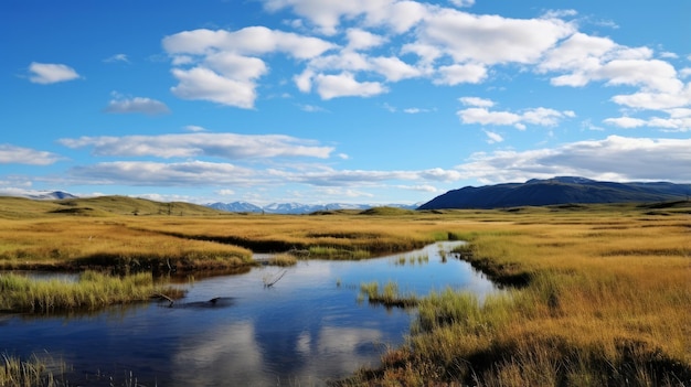 Norwegianinspired Marshy Desert Landscape In Lone Ranges Nevada