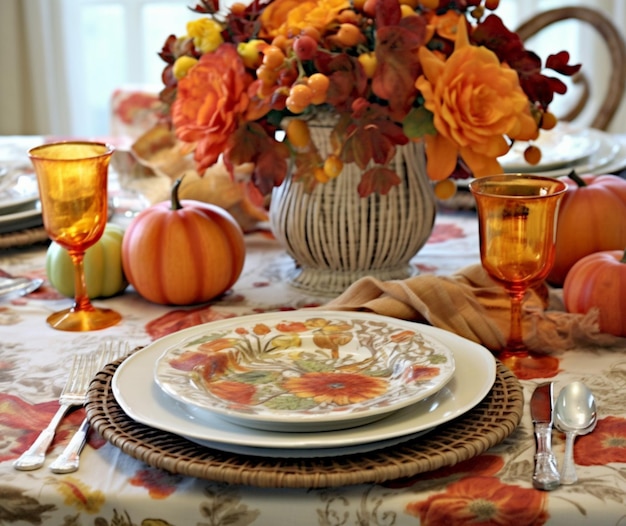 Nostalgic vintage design for your Thanksgiving part