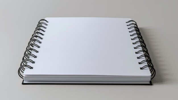 a notebook with a white page that says  open  on the top