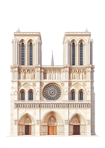 A Notredame de paris architecture cathedral notre