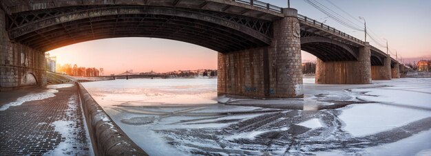 Novovolzhsky bridge in Tver