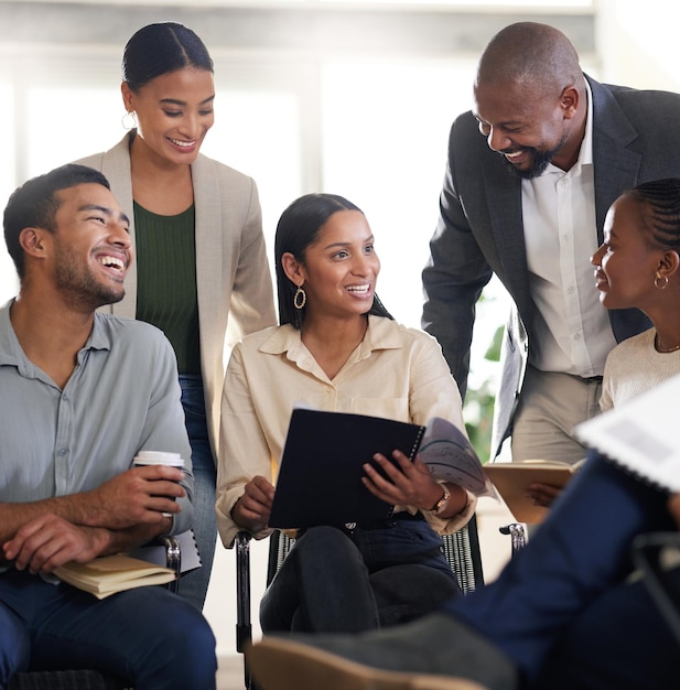 Now thats interesting Cropped shot of a diverse group of businesspeople sitting in the boardroom during a meeting