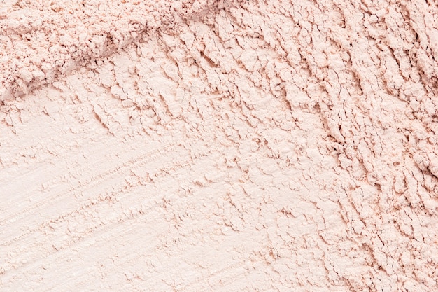 Nude facial powder texture as cosmetics