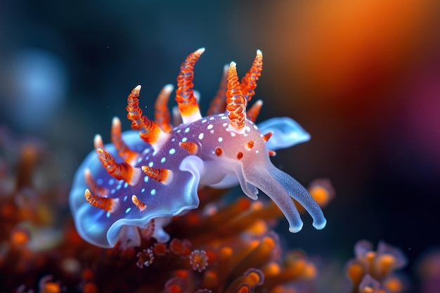 Nudibranch underwater animal nature