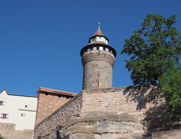 Nuernberger Burg castle in Nuernberg