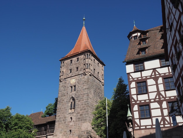 Nuernberger Burg castle in Nuernberg