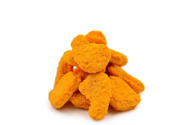 Nuggets isolated on a white background