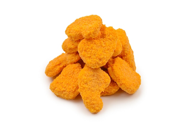 Nuggets isolated on a white background