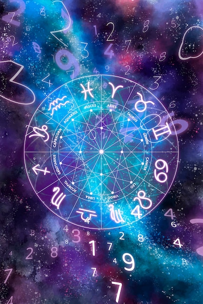 Numerology concept composition