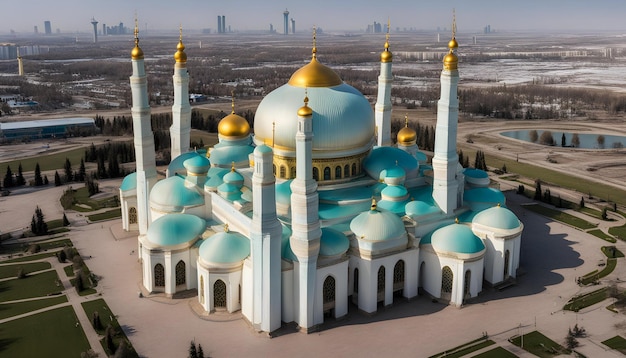 Nursultan astana kazakhstan the hazrat sultan mosque in nursultan kazakhstan