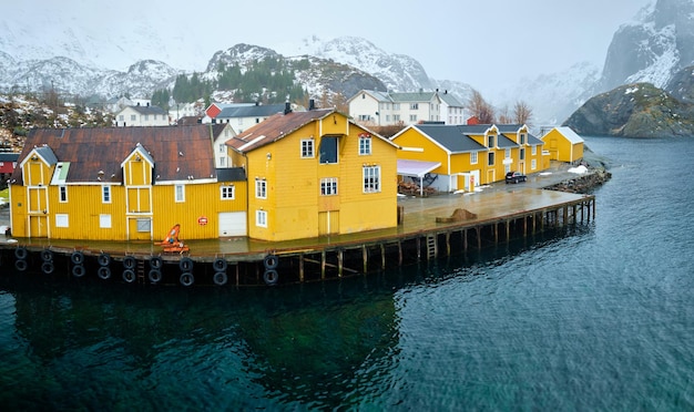 Nusfjord fishing village in Norway