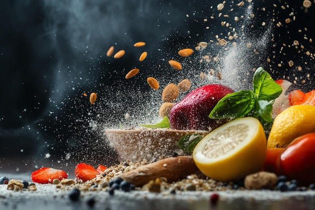 Photo nutritional support for athletes to enhance perfor generative ai