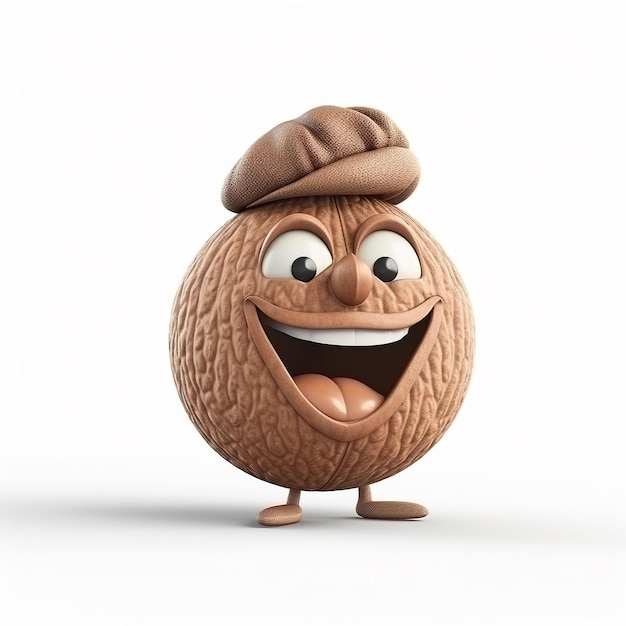 Nuts About Laughter A Cheerful Humanized Hazelnut Generated AI