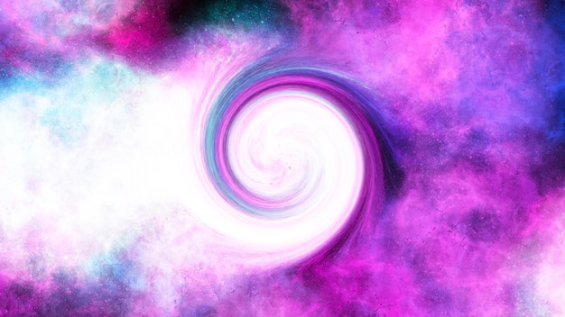 Ocean hole galaxy art background