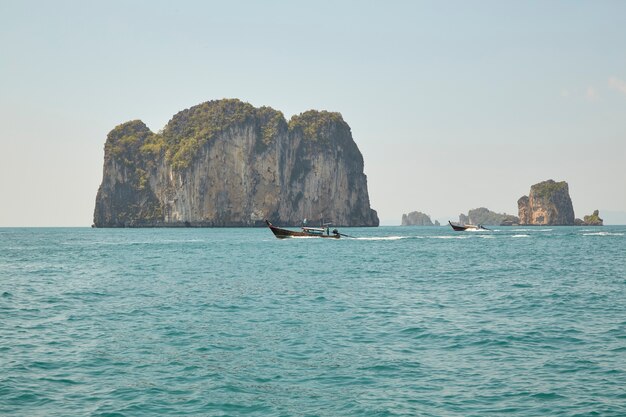 Ocean island summer Krabi Thailand