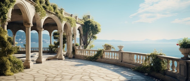 Oceanfront Elegance Roman Art and Architecture Grace this Stunning Villa