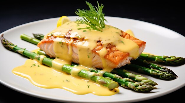 Oceanic Delight Baked Salmon with Sweet Potato Fries