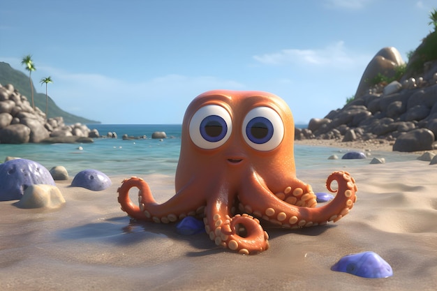 The octopus is a character from the film