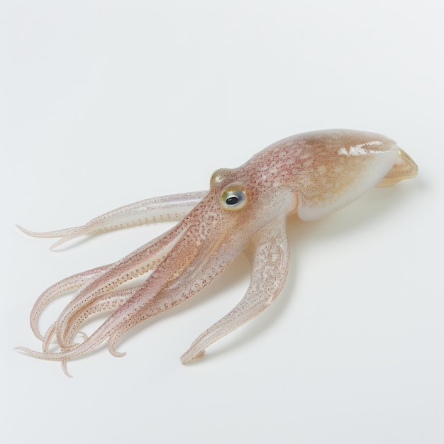 Octopus on white background