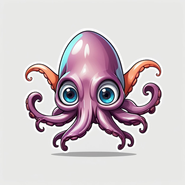 Photo an octopus with a hat on it that says octopus