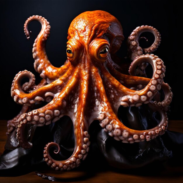 an octopus with the word octopus on it