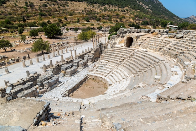 Odeon - small theater in ancient city Ephesus, Turkey