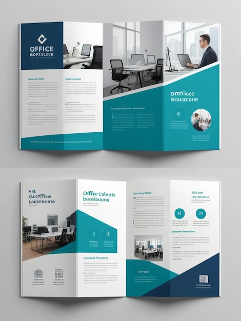 Photo a office brochure template ideas