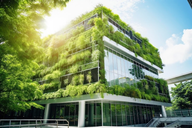 Office building with green environment