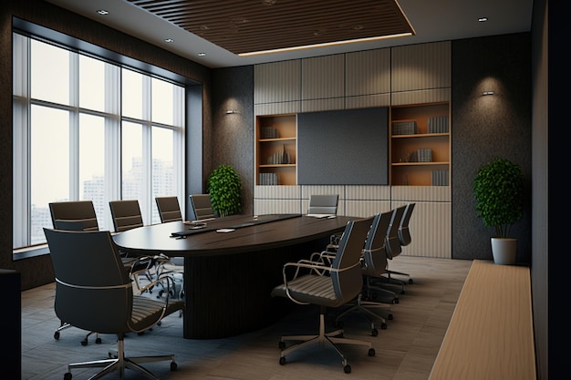 Office conference room for business