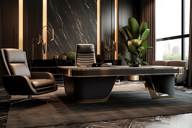 Office interior luxury design