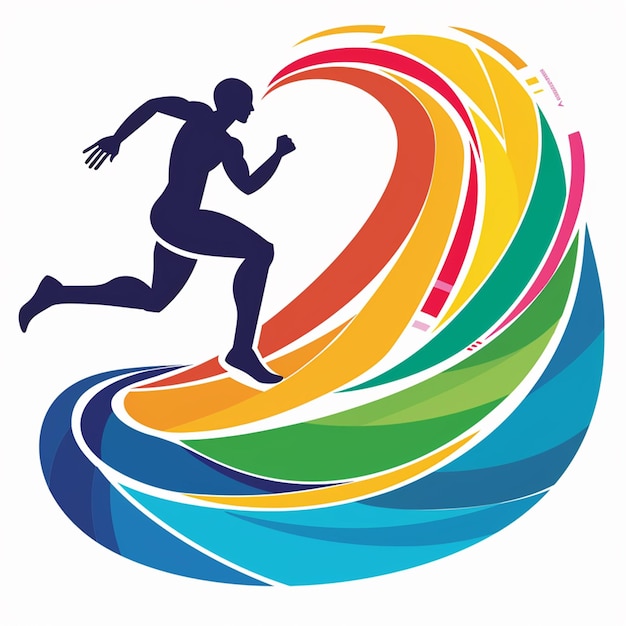 Official logo of Summer Olympic games in Paris 2024