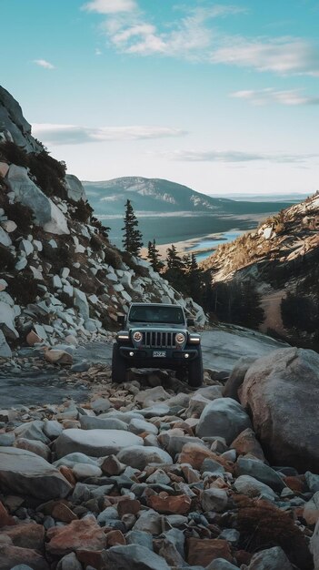 Offroad on mountn roads adventure