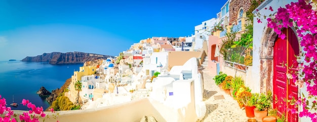 Oia traditional greek village