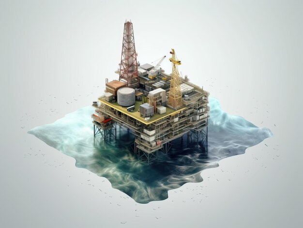 Photo oil rig