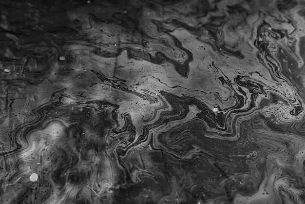 oil spill black background ecology disaster, nature industrial pollution, toxic water abstract